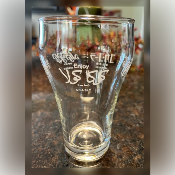 Coca Cola by Libbey-Set of Six International Glasses-5” Tall - Picture 6 of 8